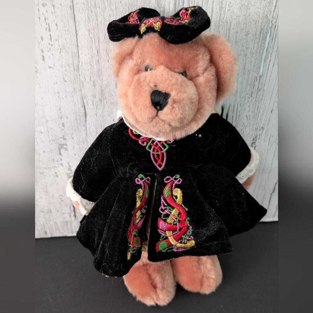 Embroidered Black and Brown Teddy Bear Dublin 2